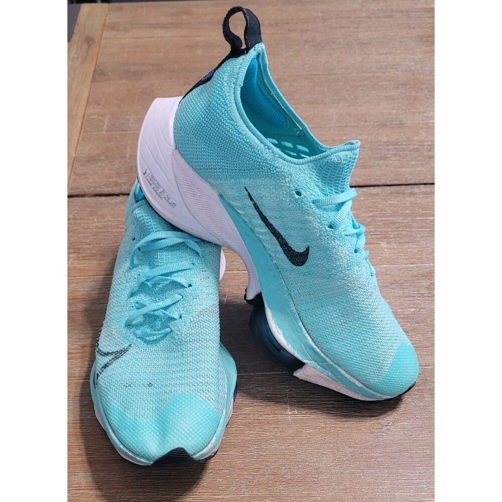 Size 7.5 - Nike Air Zoom Tempo NEXT% Flyknit Hyper Turquoise Women's Shoes